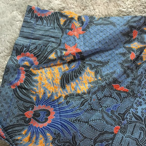 Batik Button Down Casual Men's Shirt - Picture 8 of 10